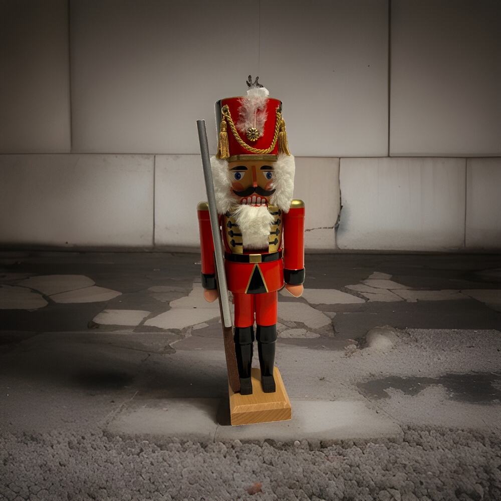 "Vintage 90s Käthe Wohlfahrt 14” Toy Soldier Nutcracker Legler Germany"